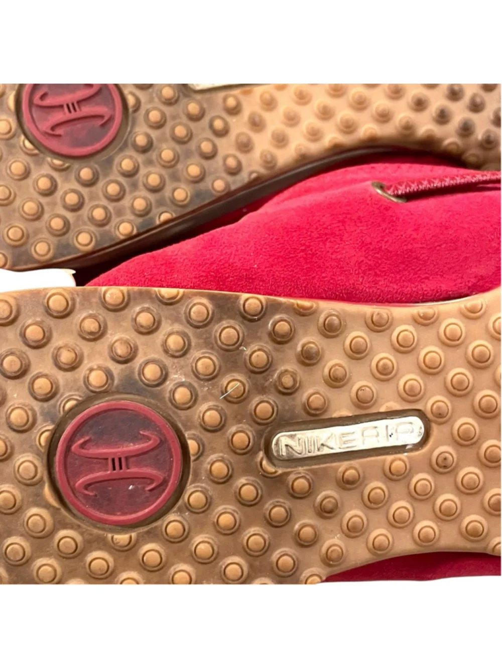 Cole Haan G Series Womens 8.5 Ballet Flat Slip On Sneaker Comfort Suede Patent